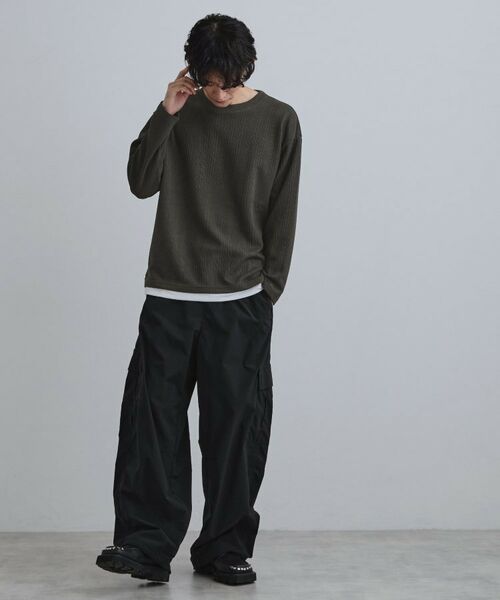 tk.TAKEO KIKUCHI / ティーケー タケオキクチ カットソー | ニットライクジャカードカットソー | 詳細6