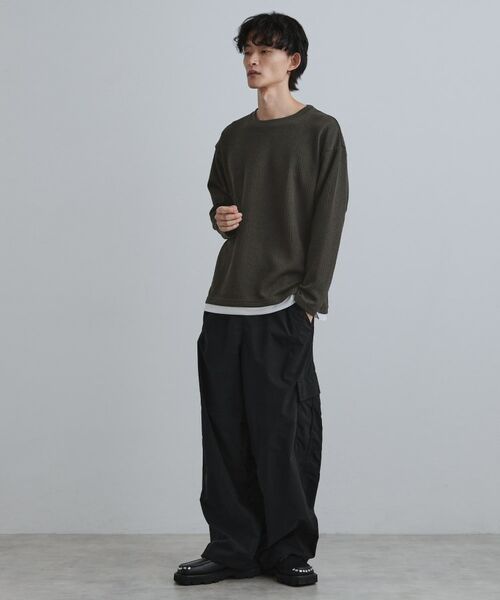 tk.TAKEO KIKUCHI / ティーケー タケオキクチ カットソー | ニットライクジャカードカットソー | 詳細7