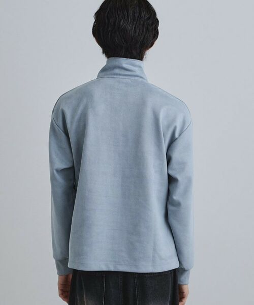 tk.TAKEO KIKUCHI / ティーケー タケオキクチ カットソー | ポンチスウェードハーフジップ | 詳細15