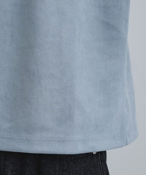 tk.TAKEO KIKUCHI / ティーケー タケオキクチ カットソー | ポンチスウェードハーフジップ | 詳細18