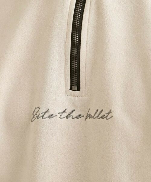 tk.TAKEO KIKUCHI / ティーケー タケオキクチ カットソー | ポンチスウェードハーフジップ | 詳細4