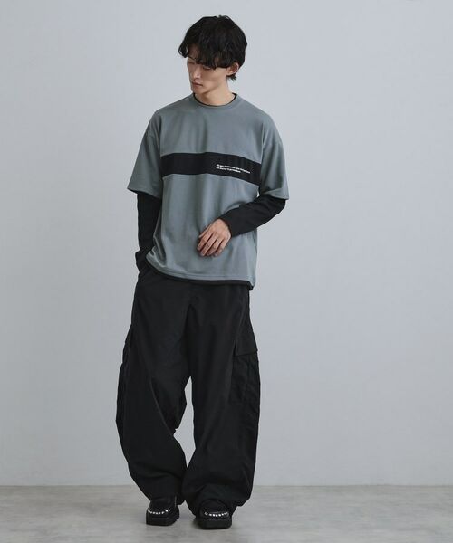 tk.TAKEO KIKUCHI / ティーケー タケオキクチ カットソー | フェイクレイヤードカットソー | 詳細10