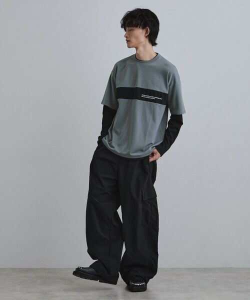 tk.TAKEO KIKUCHI / ティーケー タケオキクチ カットソー | フェイクレイヤードカットソー | 詳細11