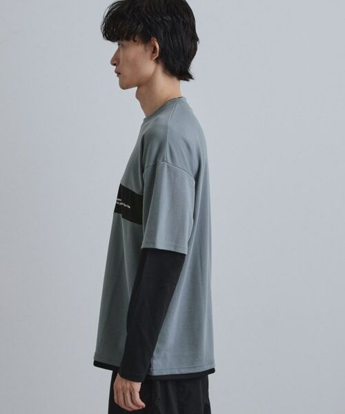 tk.TAKEO KIKUCHI / ティーケー タケオキクチ カットソー | フェイクレイヤードカットソー | 詳細14