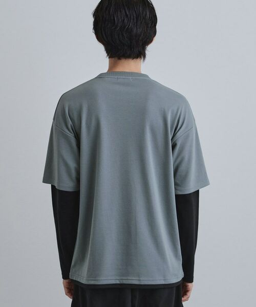 tk.TAKEO KIKUCHI / ティーケー タケオキクチ カットソー | フェイクレイヤードカットソー | 詳細15