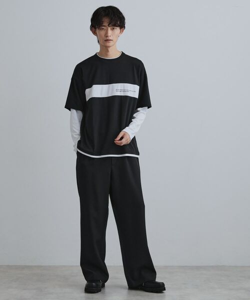 tk.TAKEO KIKUCHI / ティーケー タケオキクチ カットソー | フェイクレイヤードカットソー | 詳細6