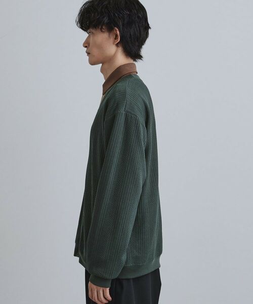 tk.TAKEO KIKUCHI / ティーケー タケオキクチ カーディガン・ボレロ | ニットライクジャカードカーディガン | 詳細14