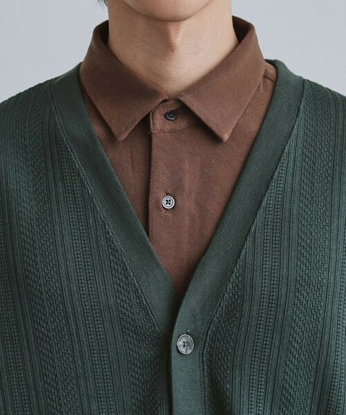 tk.TAKEO KIKUCHI / ティーケー タケオキクチ カーディガン・ボレロ | ニットライクジャカードカーディガン | 詳細16