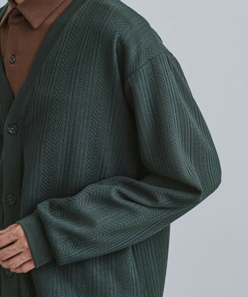 tk.TAKEO KIKUCHI / ティーケー タケオキクチ カーディガン・ボレロ | ニットライクジャカードカーディガン | 詳細17