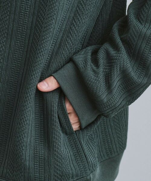 tk.TAKEO KIKUCHI / ティーケー タケオキクチ カーディガン・ボレロ | ニットライクジャカードカーディガン | 詳細18