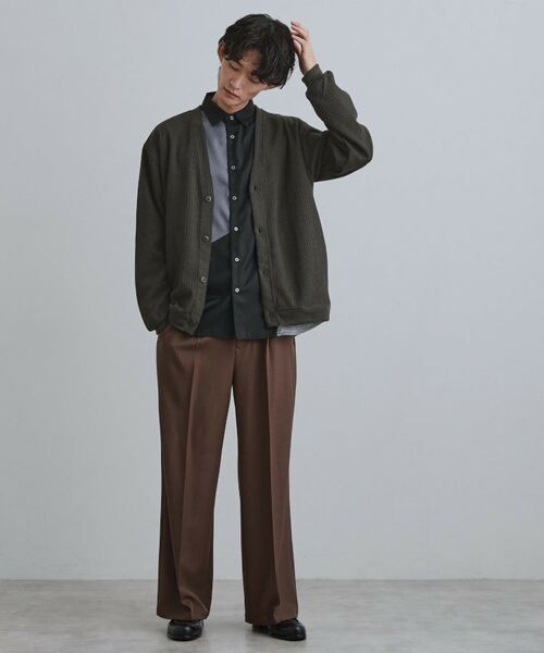 tk.TAKEO KIKUCHI / ティーケー タケオキクチ カーディガン・ボレロ | ニットライクジャカードカーディガン | 詳細2