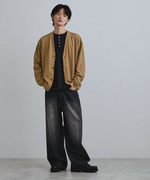 tk.TAKEO KIKUCHI / ティーケー タケオキクチ カーディガン・ボレロ | ニットライクジャカードカーディガン | 詳細7