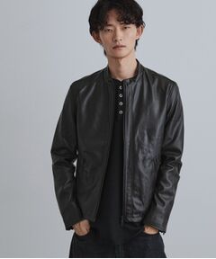 tk.TAKEO KIKUCHI / ティーケー タケオキクチ レザーブルゾン・ジャケット | シングルレザー調ブルゾン