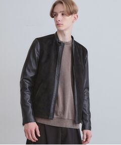 tk.TAKEO KIKUCHI / ティーケー タケオキクチ レザーブルゾン・ジャケット | シングルレザー調ブルゾン
