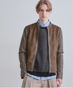 tk.TAKEO KIKUCHI / ティーケー タケオキクチ レザーブルゾン・ジャケット | シングルレザー調ブルゾン