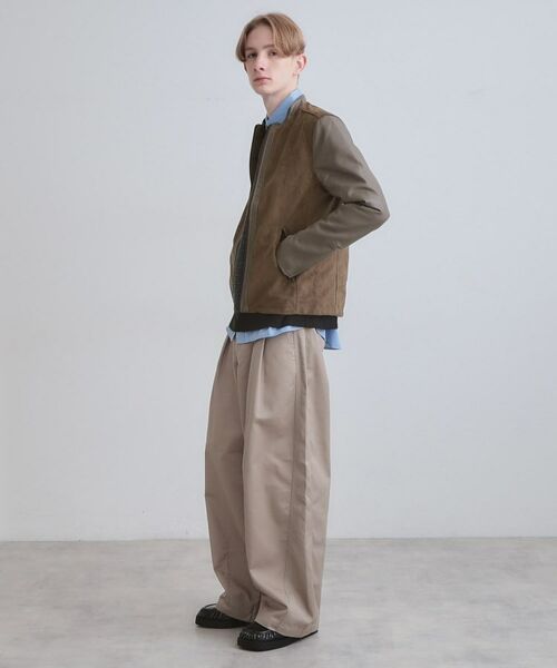 tk.TAKEO KIKUCHI / ティーケー タケオキクチ レザーブルゾン・ジャケット | シングルレザー調ブルゾン | 詳細10