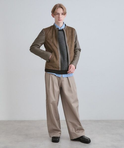 tk.TAKEO KIKUCHI / ティーケー タケオキクチ レザーブルゾン・ジャケット | シングルレザー調ブルゾン | 詳細11