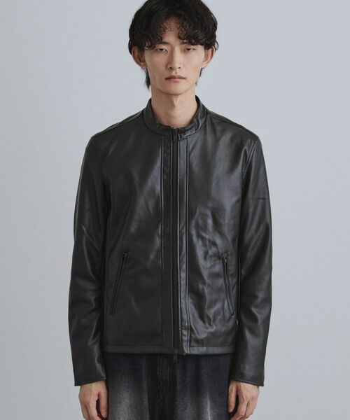 tk.TAKEO KIKUCHI / ティーケー タケオキクチ レザーブルゾン・ジャケット | シングルレザー調ブルゾン | 詳細13