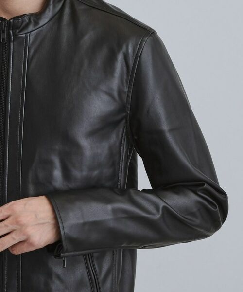 tk.TAKEO KIKUCHI / ティーケー タケオキクチ レザーブルゾン・ジャケット | シングルレザー調ブルゾン | 詳細17