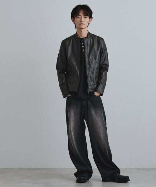 tk.TAKEO KIKUCHI / ティーケー タケオキクチ レザーブルゾン・ジャケット | シングルレザー調ブルゾン | 詳細2