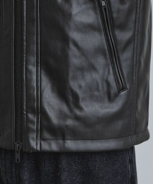 tk.TAKEO KIKUCHI / ティーケー タケオキクチ レザーブルゾン・ジャケット | シングルレザー調ブルゾン | 詳細20