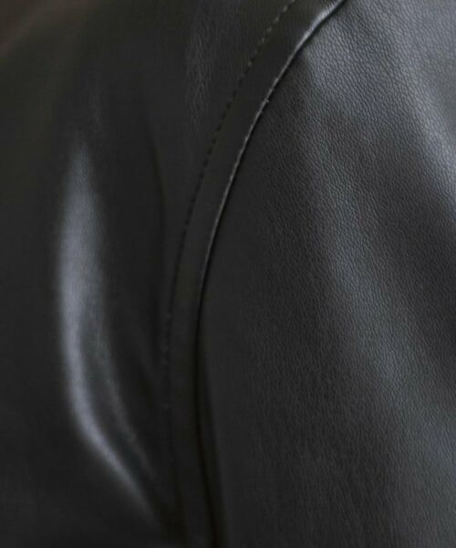 tk.TAKEO KIKUCHI / ティーケー タケオキクチ レザーブルゾン・ジャケット | シングルレザー調ブルゾン | 詳細4