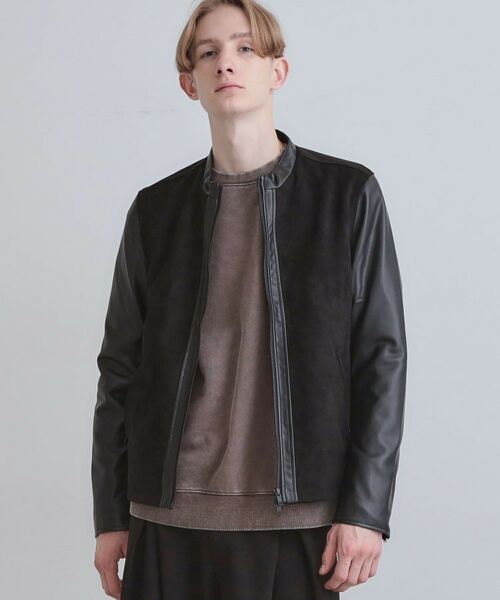 tk.TAKEO KIKUCHI / ティーケー タケオキクチ レザーブルゾン・ジャケット | シングルレザー調ブルゾン | 詳細5