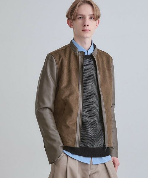 tk.TAKEO KIKUCHI / ティーケー タケオキクチ レザーブルゾン・ジャケット | シングルレザー調ブルゾン | 詳細9