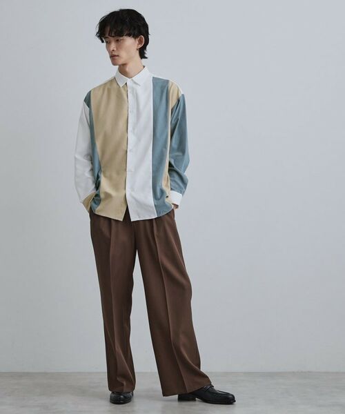 tk.TAKEO KIKUCHI / ティーケー タケオキクチ シャツ・ブラウス | コーデュロイ＆スエード切替シャツ | 詳細11