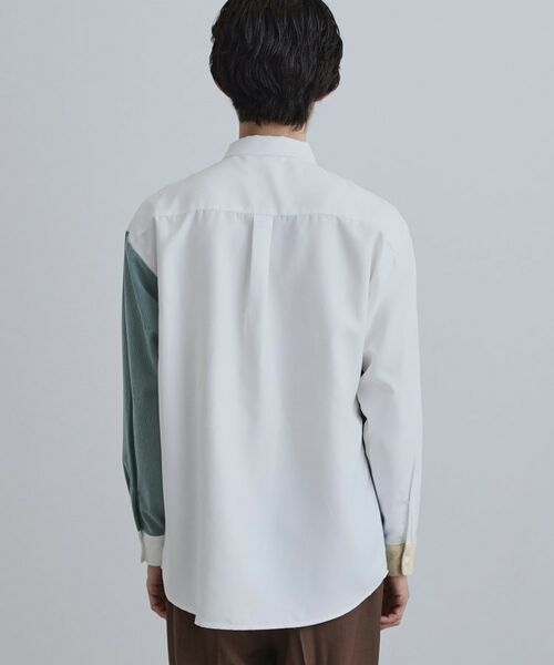 tk.TAKEO KIKUCHI / ティーケー タケオキクチ シャツ・ブラウス | コーデュロイ＆スエード切替シャツ | 詳細15