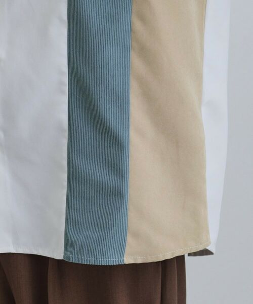 tk.TAKEO KIKUCHI / ティーケー タケオキクチ シャツ・ブラウス | コーデュロイ＆スエード切替シャツ | 詳細18