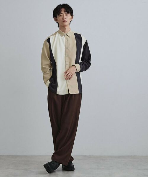 tk.TAKEO KIKUCHI / ティーケー タケオキクチ シャツ・ブラウス | コーデュロイ＆スエード切替シャツ | 詳細2