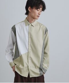 tk.TAKEO KIKUCHI / ティーケー タケオキクチ シャツ・ブラウス | グレンチェック切替シャツ