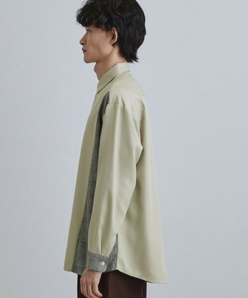 tk.TAKEO KIKUCHI / ティーケー タケオキクチ シャツ・ブラウス | グレンチェック切替シャツ | 詳細14