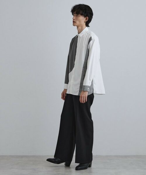 tk.TAKEO KIKUCHI / ティーケー タケオキクチ シャツ・ブラウス | グレンチェック切替シャツ | 詳細3