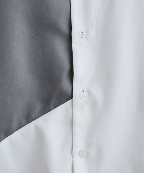 tk.TAKEO KIKUCHI / ティーケー タケオキクチ シャツ・ブラウス | グレンチェック切替シャツ | 詳細4