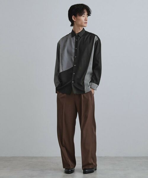 tk.TAKEO KIKUCHI / ティーケー タケオキクチ シャツ・ブラウス | グレンチェック切替シャツ | 詳細6