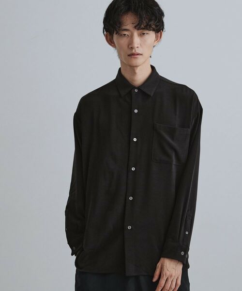 tk.TAKEO KIKUCHI / ティーケー タケオキクチ シャツ・ブラウス | なめらかスウェードシャツ | 詳細1