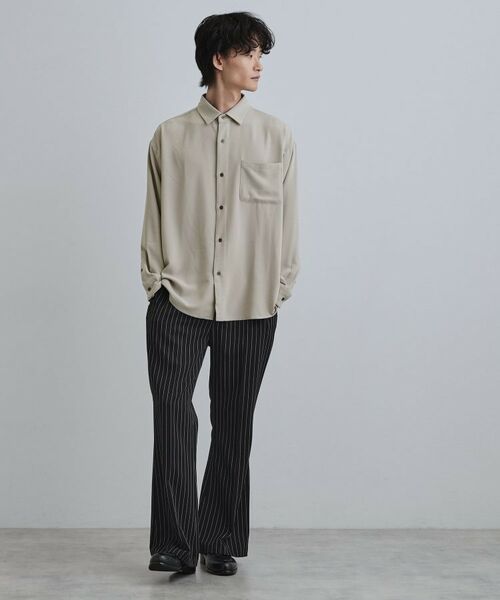 tk.TAKEO KIKUCHI / ティーケー タケオキクチ シャツ・ブラウス | なめらかスウェードシャツ | 詳細10