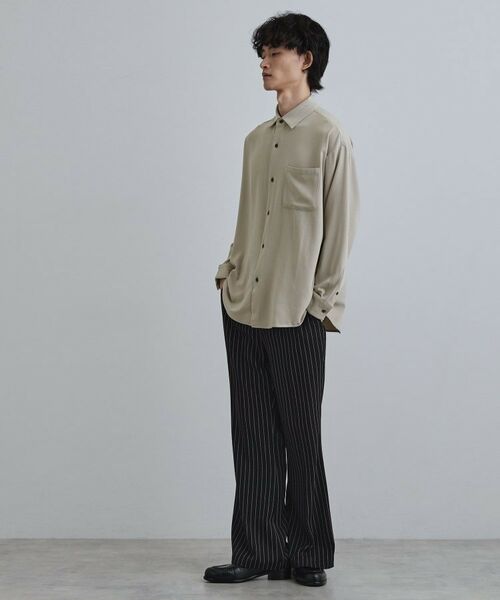 tk.TAKEO KIKUCHI / ティーケー タケオキクチ シャツ・ブラウス | なめらかスウェードシャツ | 詳細11