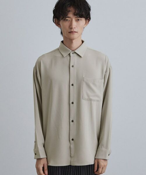 tk.TAKEO KIKUCHI / ティーケー タケオキクチ シャツ・ブラウス | なめらかスウェードシャツ | 詳細13