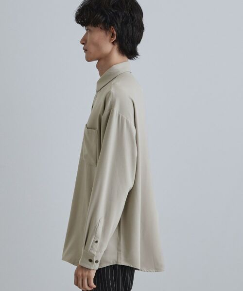 tk.TAKEO KIKUCHI / ティーケー タケオキクチ シャツ・ブラウス | なめらかスウェードシャツ | 詳細14