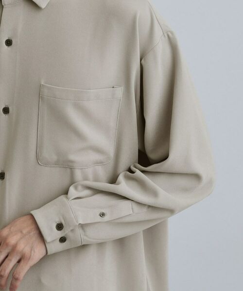 tk.TAKEO KIKUCHI / ティーケー タケオキクチ シャツ・ブラウス | なめらかスウェードシャツ | 詳細17