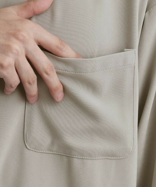 tk.TAKEO KIKUCHI / ティーケー タケオキクチ シャツ・ブラウス | なめらかスウェードシャツ | 詳細18