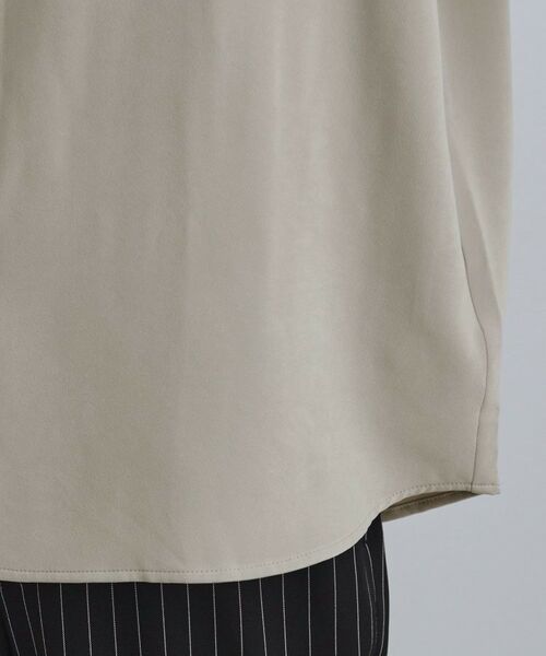 tk.TAKEO KIKUCHI / ティーケー タケオキクチ シャツ・ブラウス | なめらかスウェードシャツ | 詳細19