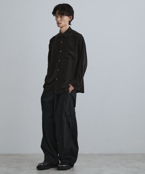 tk.TAKEO KIKUCHI / ティーケー タケオキクチ シャツ・ブラウス | なめらかスウェードシャツ | 詳細2