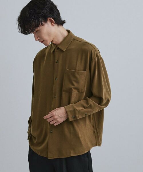 tk.TAKEO KIKUCHI / ティーケー タケオキクチ シャツ・ブラウス | なめらかスウェードシャツ | 詳細5