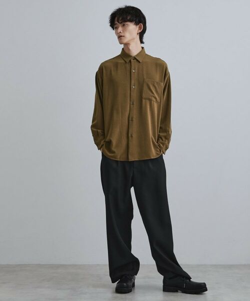 tk.TAKEO KIKUCHI / ティーケー タケオキクチ シャツ・ブラウス | なめらかスウェードシャツ | 詳細6