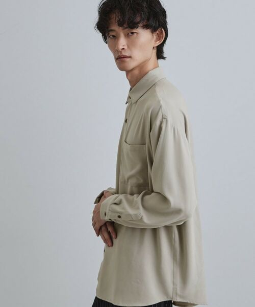 tk.TAKEO KIKUCHI / ティーケー タケオキクチ シャツ・ブラウス | なめらかスウェードシャツ | 詳細9