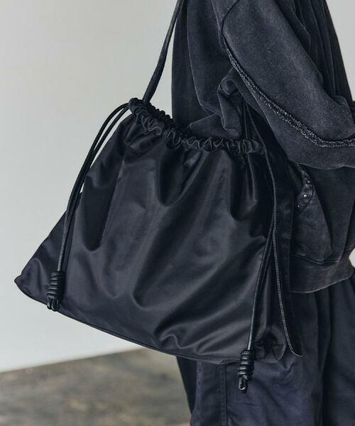 tk.TAKEO KIKUCHI / ティーケー タケオキクチ ショルダーバッグ | ルーズビッグショルダーバッグ／たすき掛け／ビッグ／A3サイズ収納可能 | 詳細22